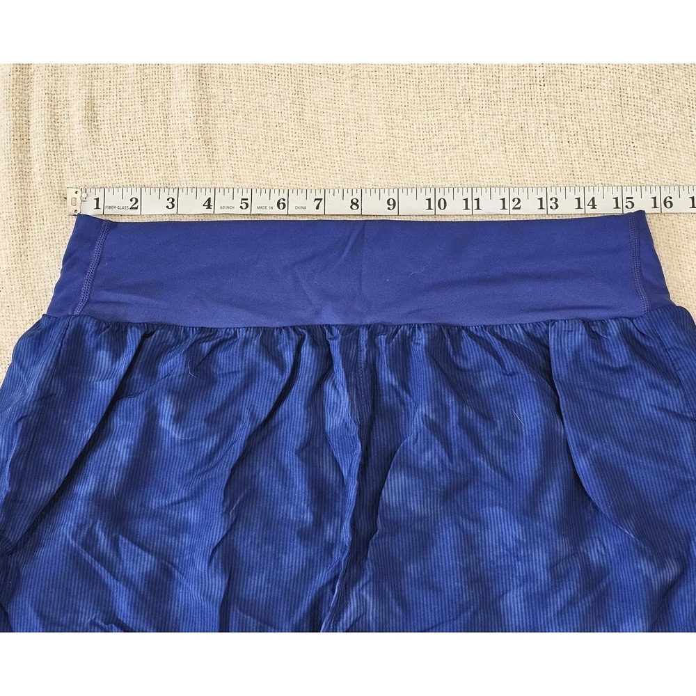 Fabletics Lot of 2 High Waisted Lined Running Shorts Red/Blue Athletic Gym L/XL - Picture 11 of 12